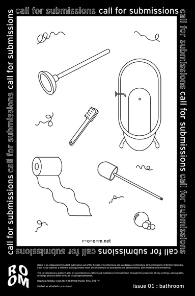 Call for submissions: ROOM // Issue 01 - Bathroom - Featured Image