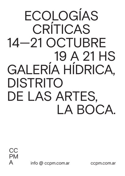 Ciclo Ecologías Críticas en el pabellón Galería Hídrica / Buenos Aires - Imagen Principal