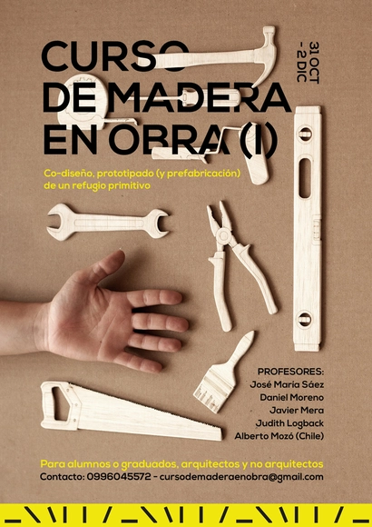 Curso de madera en obra (I) en Quito - Imagen Principal