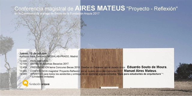 Aires Mateus y Souto de Moura en la Entrega de Becas Arquia 2017 - Imagen Principal