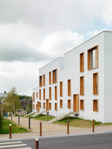 Viviendas Eden d’Ardennes / ateliers O-S architectes - Vivienda Colectiva