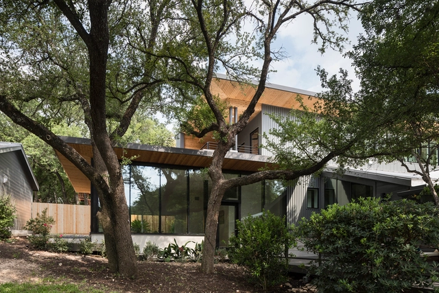 Barton Hills Addition / Murray Legge Architecture - Extension, Garden, Facade, Forest