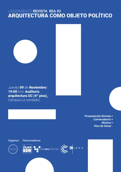 Lanzamiento Revista REA #2: 'Arquitectura como objeto político' - Imagen Principal