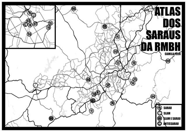 Atlas dos saraus de Belo Horizonte: campanha de financiamento coletivo - Imagem de Destaque