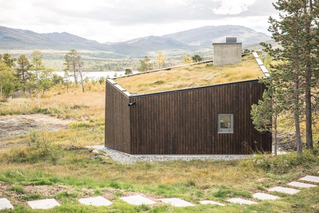 回归自然本土：挪威单坡瞭望小屋 Viewpoint Granasjøen / Bergersen Arkitekter AS - 小尺度项目