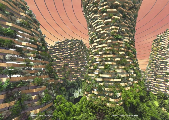 移民火星建垂直森林，2117年的上海未来你怎么看？ - 主图