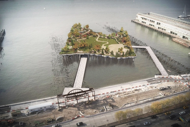 Projeto do Pier 55 de Heatherwick em Nova Iorque pode ser retomado após negociações com o governador do estado - Imagem de Destaque