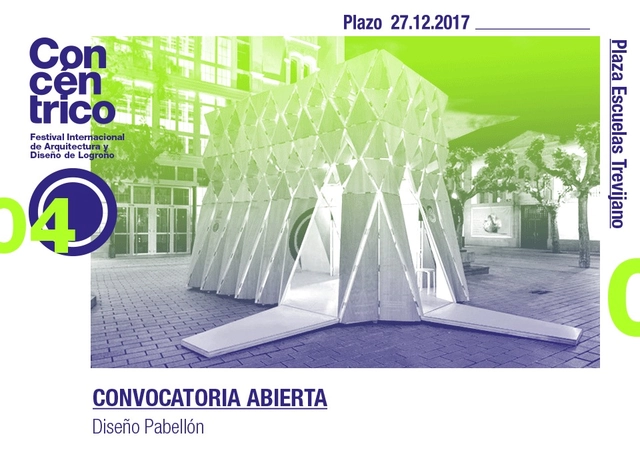 Concurso de diseño y realización del pabellón de información de Concéntrico 04 en Plaza Escuelas Trevijano - Imagen Principal