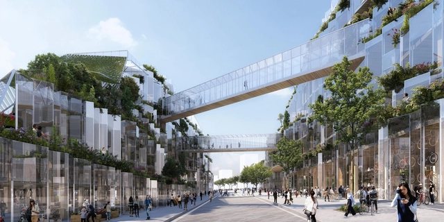 Triptyque Architecture é premiado no concurso Inventons la Metropole de planejamento urbano - Imagem de Destaque
