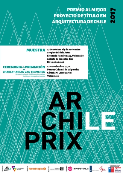 Ceremonia de Premiación Concurso Archiprix Chile 2017 en XX Bienal de Arquitectura - Imagen Principal