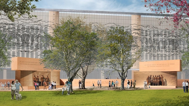 Memorial Eisenhower de Frank Gehry começa a ser construído em Washington  - Imagem de Destaque