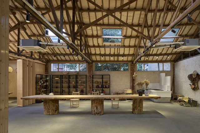The Memory House of Shanchuan Town / The Design Institute of Landscape and Architecture China Academy of Art - Cultural Center, Beam, Table, Bench