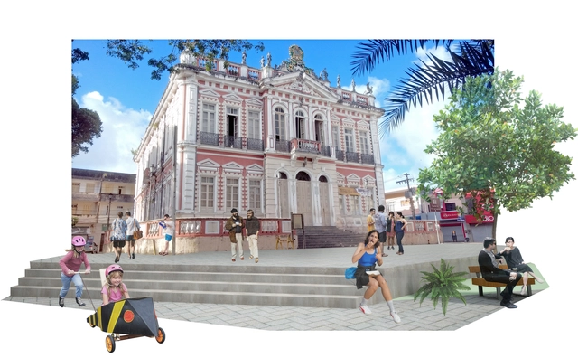 1º Lugar no Concurso para revitalização do centro histórico de Ilhéus /BA - Imagem de Destaque