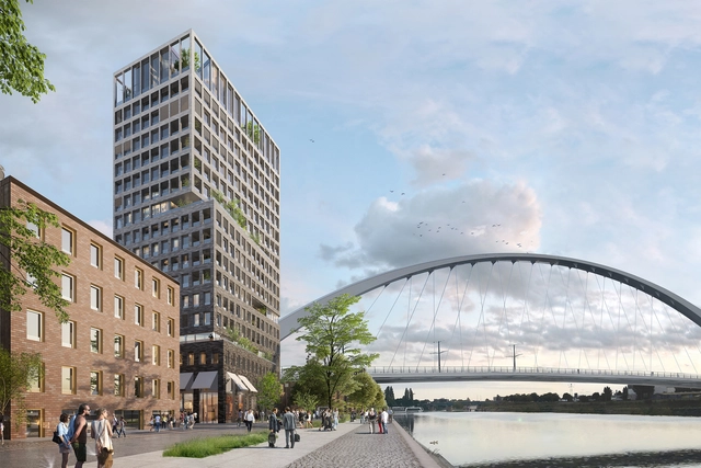 Anunciado o vencedor do concurso para a torre residencial mais alta no Reno francês - Imagem de Destaque