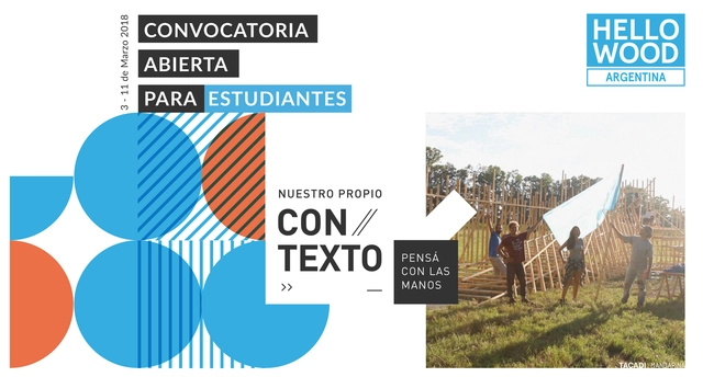 Hello Wood Argentina 2018: convocatoria abierta para estudiantes - Imagen Principal
