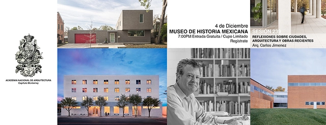 CARLOS JIMÉNEZ "Reflexiones sobre ciudades, arquitectura y obras recientes" - Imagen Principal