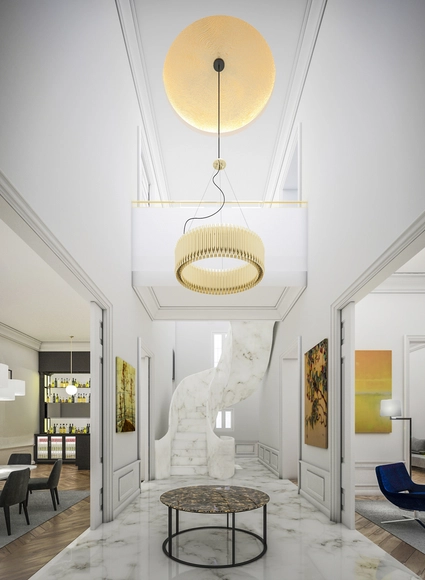 Conoce Villa Enfilade, proyecto ganador para la rehabilitación de un antiguo palacete en Madrid - Imagen Principal