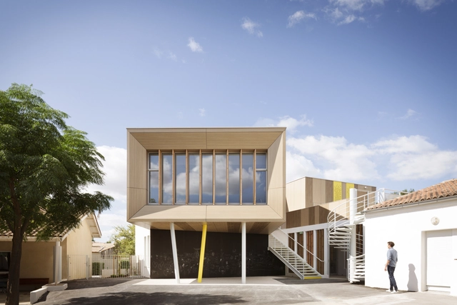 Extensión de una escuela primaria / Thomas Landemaine Architectes - Ampliación
