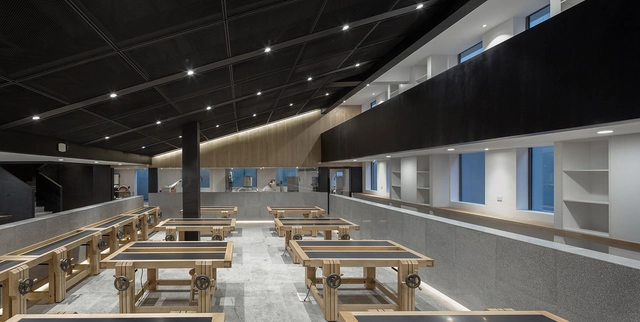 M.Y.Lab 上海店空间改造 / 久舍营造工作室 - 更新项目, 桌子, 板凳