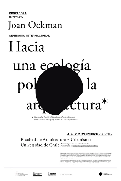 Seminario Internacional: Hacia una ecología política de la arquitectura - Imagen Principal