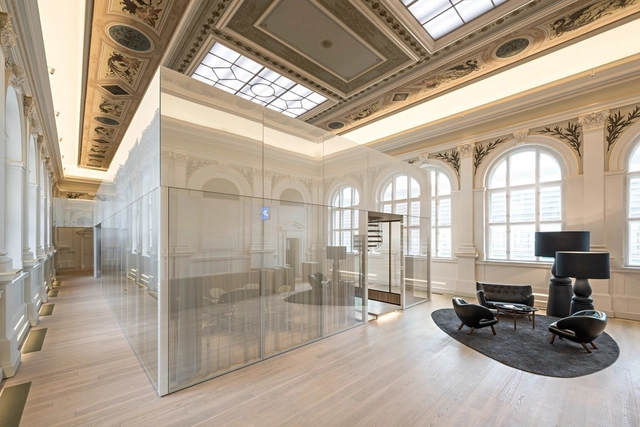 Telegraf 7 / BEHF Architects - Store, Beam, Facade, Door, Stairs, Arch, Handrail, Column, Table, Bench, Chair