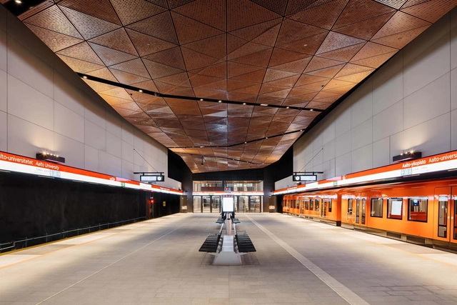 Aalto University Metro Station / ALA Architects + Esa Piironen Architects - Metro Station