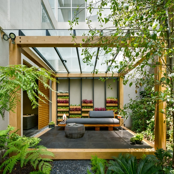 Villa jardín / ASP Arquitectura Sergio Portillo - Casas, Jardín, Fachada, Puerta