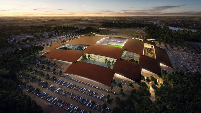 BIG divulga projeto para distrito de esportes e entretenimento no Texas - Imagem de Destaque