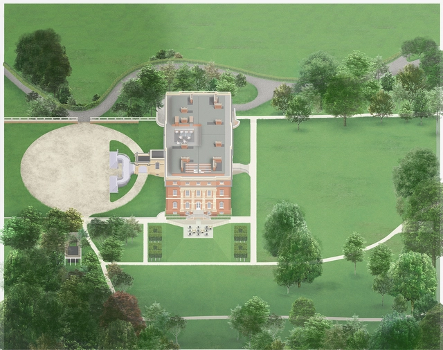 Allies and Morrison Wins Competition to Restore and Renovate Clandon Park Mansion in Surrey - Featured Image