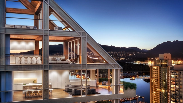 Nuevos renders revelan interiores de la torre híbrida de madera más alta del mundo, diseñada por Shigeru Ban - Imagen Principal