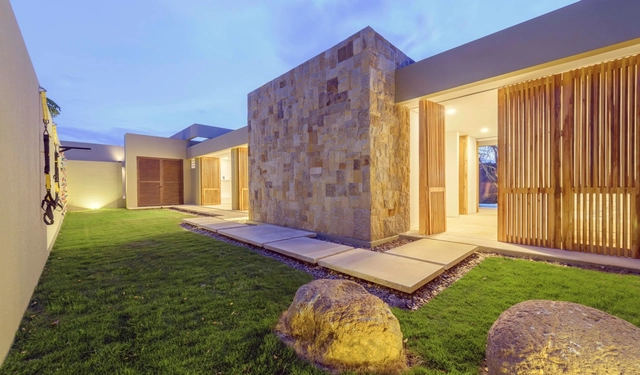 Casa los Ocobos / David Macias - Casas, Jardín, Fachada, Puerta