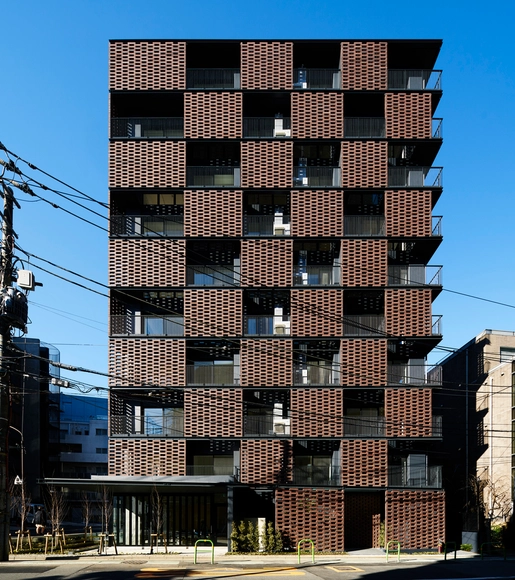 Residencia de ladrillo Akasaka / KINO architects - Apartamentos