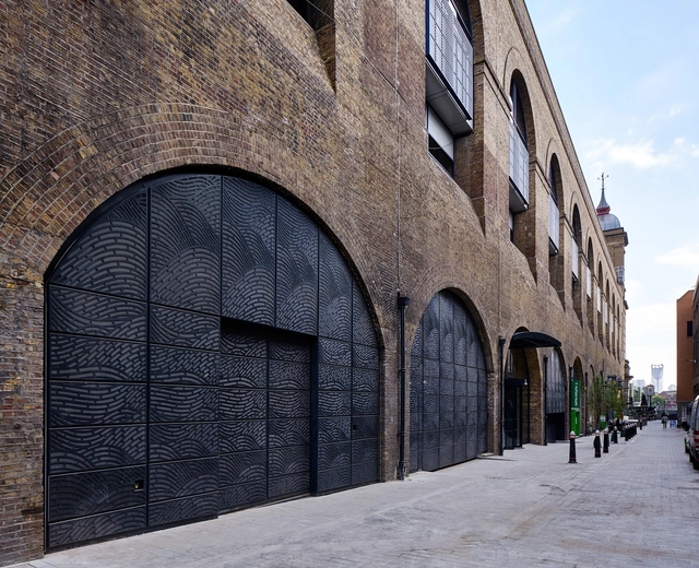 The River Building / Stiff + Trevillion - Adaptive Reuse, Door, Facade, Arch, Arcade