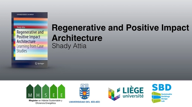 Lanzamiento libro 'Regenerative and Positive Impact Architecture' - Imagen Principal