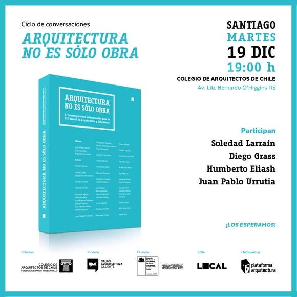 Última sesión del ciclo de conversaciones 'Arquitectura no es sólo obra' - Imagen Principal