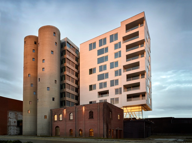 比利时 “Kanaal” 工业筒仓巧妙改造成公寓  / Stéphane Beel Architects - 适应性利用