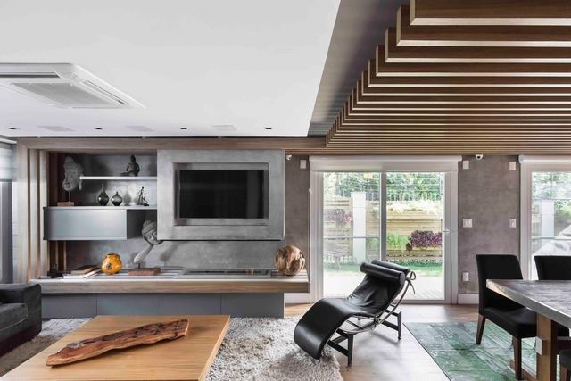 Casa VB  / Nicolás Sica Palermo - Casas, Cozinha, Viga, Fachada, Mesa, Bancada, Cadeira