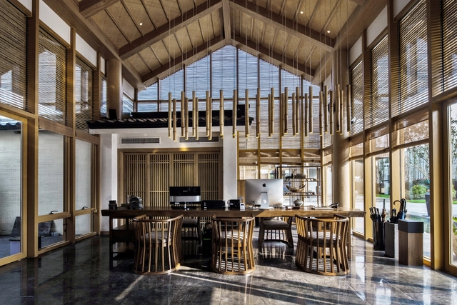 Brick Kiln Folk Inn & Museum - Interior Design / H DESIGN - Cultural Center, Beam, Facade, Arch, Table, Chair