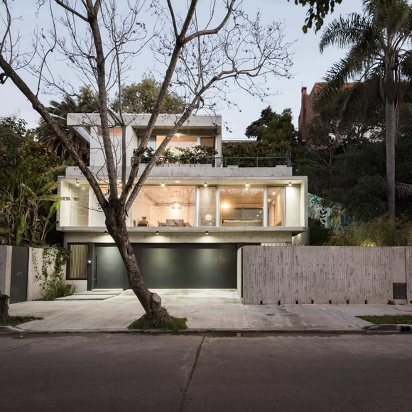 Casa LRC / BDB Arquitectos - Casas, Patio interior, Fachada