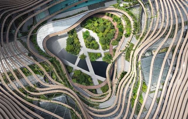 Green Heart | Marina One Singapore / ingenhoven architects - Apartamentos