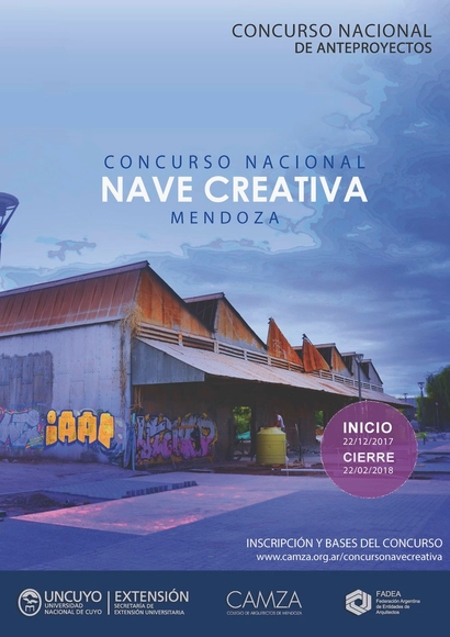 Nave Creativa Mendoza: Concurso Nacional de Anteproyectos en Argentina - Imagen Principal