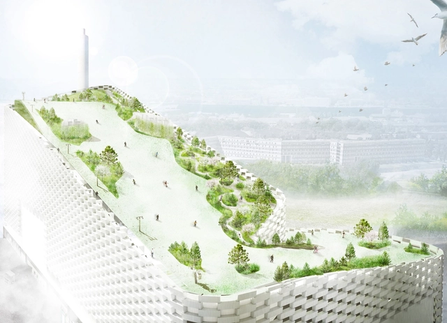 SLA Reveals Park and Ski Slope That Will Cap BIG's Groundbreaking Waste-to-Energy Plant - Featured Image