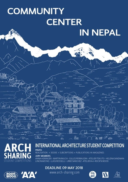 Concurso de ideas + construcción: Community Center in Nepal - Imagen Principal