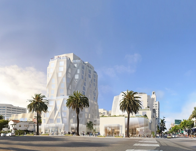 Nuevos renders del 'Ocean Avenue Project' de Frank Gehry revelan disminución de 12 niveles - Imagen Principal