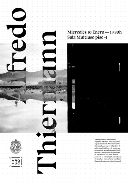Conferencia 'La Arquitectura como Medio' por Alfredo Thiermann - Imagen Principal