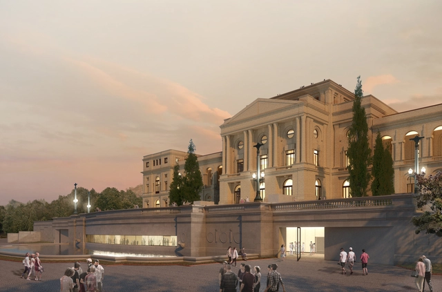 1º lugar no concurso para o Museu Paulista, por H+F Arquitetos - Imagem de Destaque