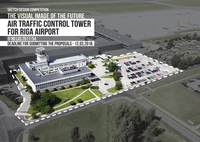 Sketch Design Competition: The Visual Image of the Future  Air Traffic Control Tower for Riga Airport - Featured Image