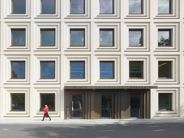 University of Mannheim’s Research and Teaching Building / wulf architekten - Interior Photography, University, Facade, Door