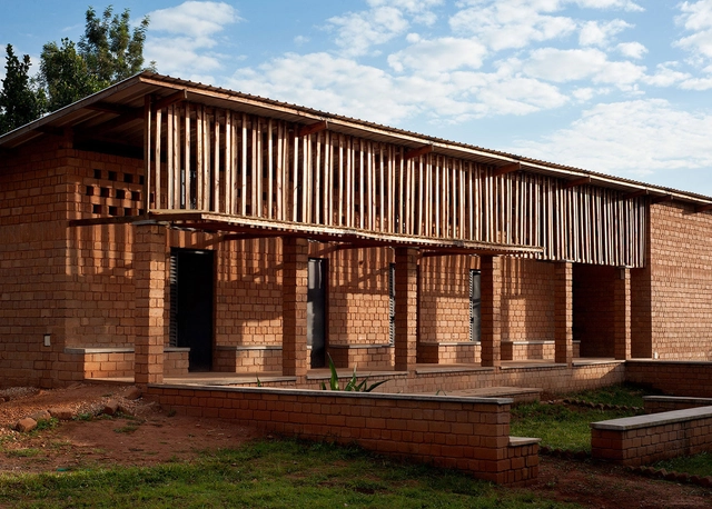 RUCID College for Organic Agriculture / Studio FH Architects + Light Earth Designs - Educational Architecture, Facade, Beam