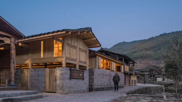 上坪古村复兴计划之杨家学堂篇 / 三文建筑/何崴工作室 - 更新项目